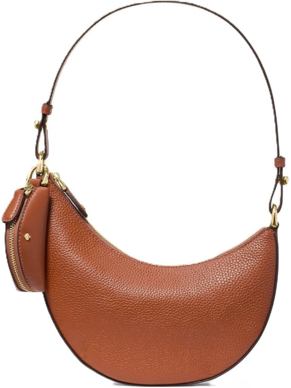 Women's Brown Desert Duo Crinkle Metallic Leather Mini Shoulder Crossbody Bags